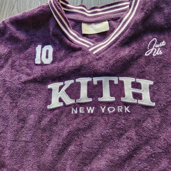 Kith Kids Cropped Velour Soccer Sweatshirt and shorts, xs - Picture 2 of 6
